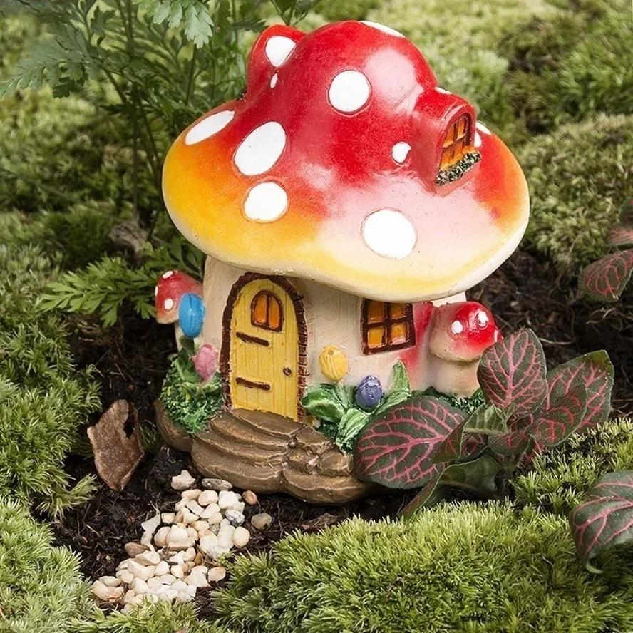 Gardening Tools Cute - 1 Pcs Cute 8.5cm*10cm Mushroom House