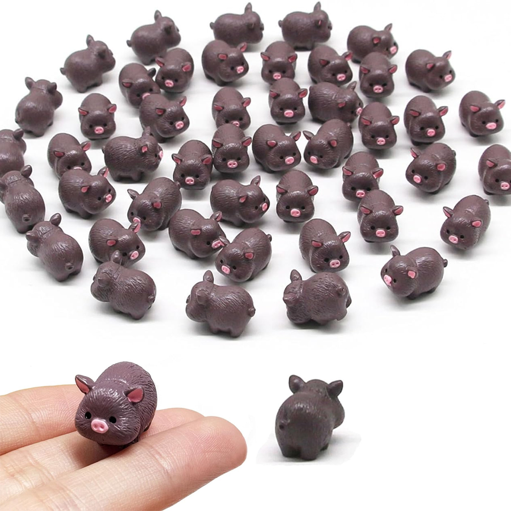 Gardening Tools Cute - 5/10pcs Cute Mini Resin Pigs Miniature,