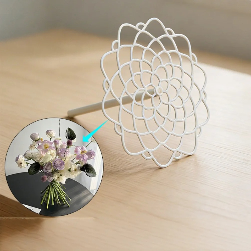Gardening Tools For Home - Spiral Ikebana Stem Holder Vase Flower