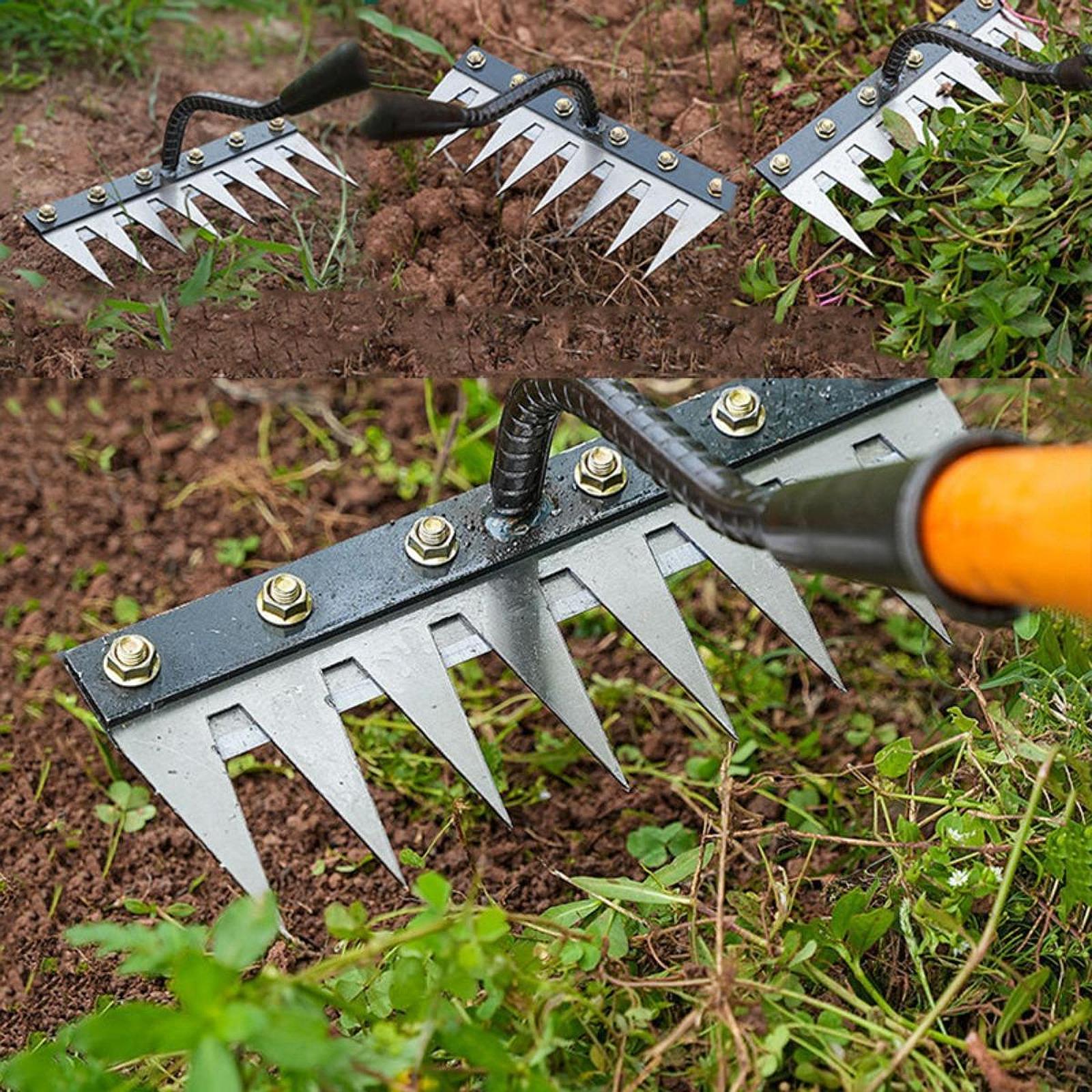 Weed Puller - 5/6/7/8 Tines Garden Weeder Tool Labor