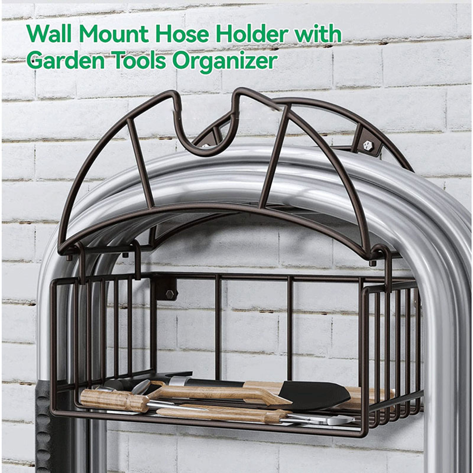 Gardening Tools Hoe - Wall Mount Garden Hose Holder with