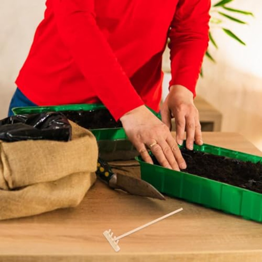 Bamboo Mini Rake Set 4 Pcs for - Zen Gardening Tools ulasan dan harga