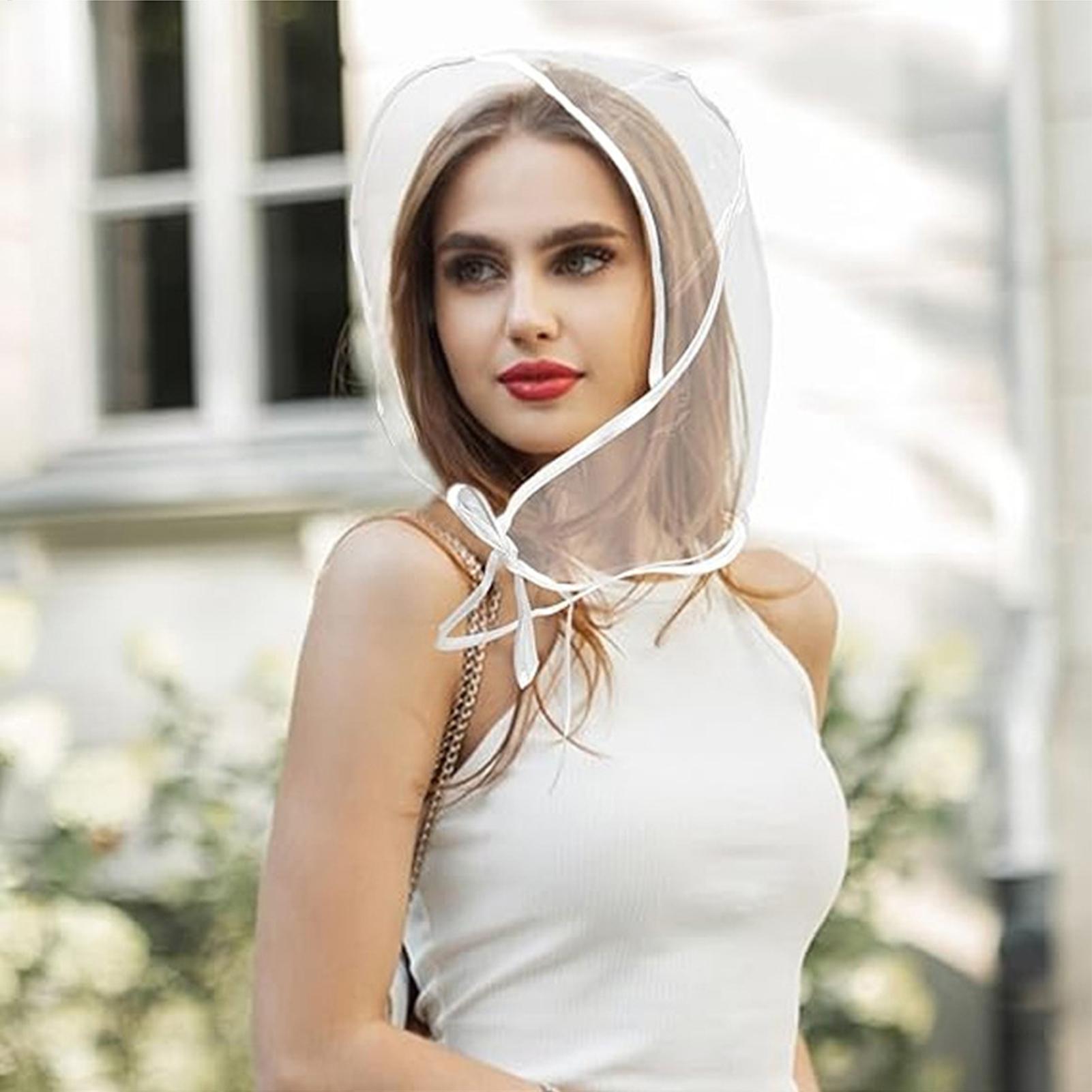 Reusable Transparent Rain Hat  - Gardening Tools Store ulasan dan harga