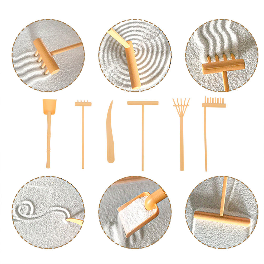 1Set Zen Garden Rake Set Small - Zen Gardening Tools ulasan dan harga