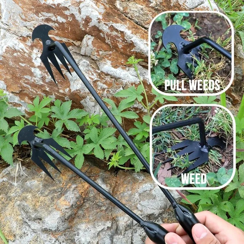 2 in 1 Garden Rake Manual Seed - Gardening Tools Hoe ulasan dan harga