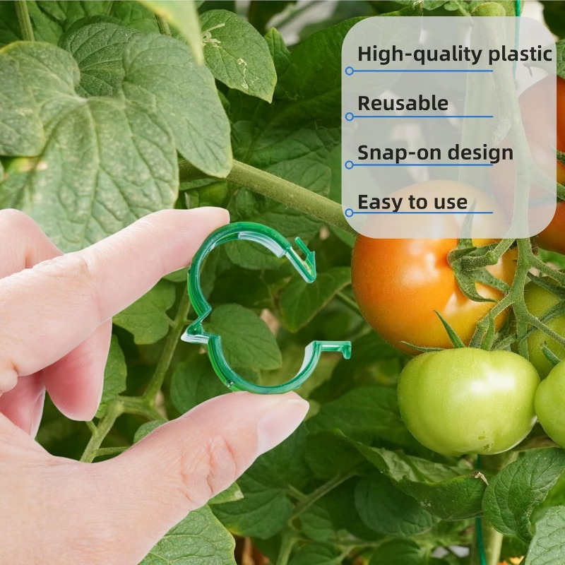 10/600Pcs Plastic Plant Suppor - Gardening Tools For Vines ulasan dan harga