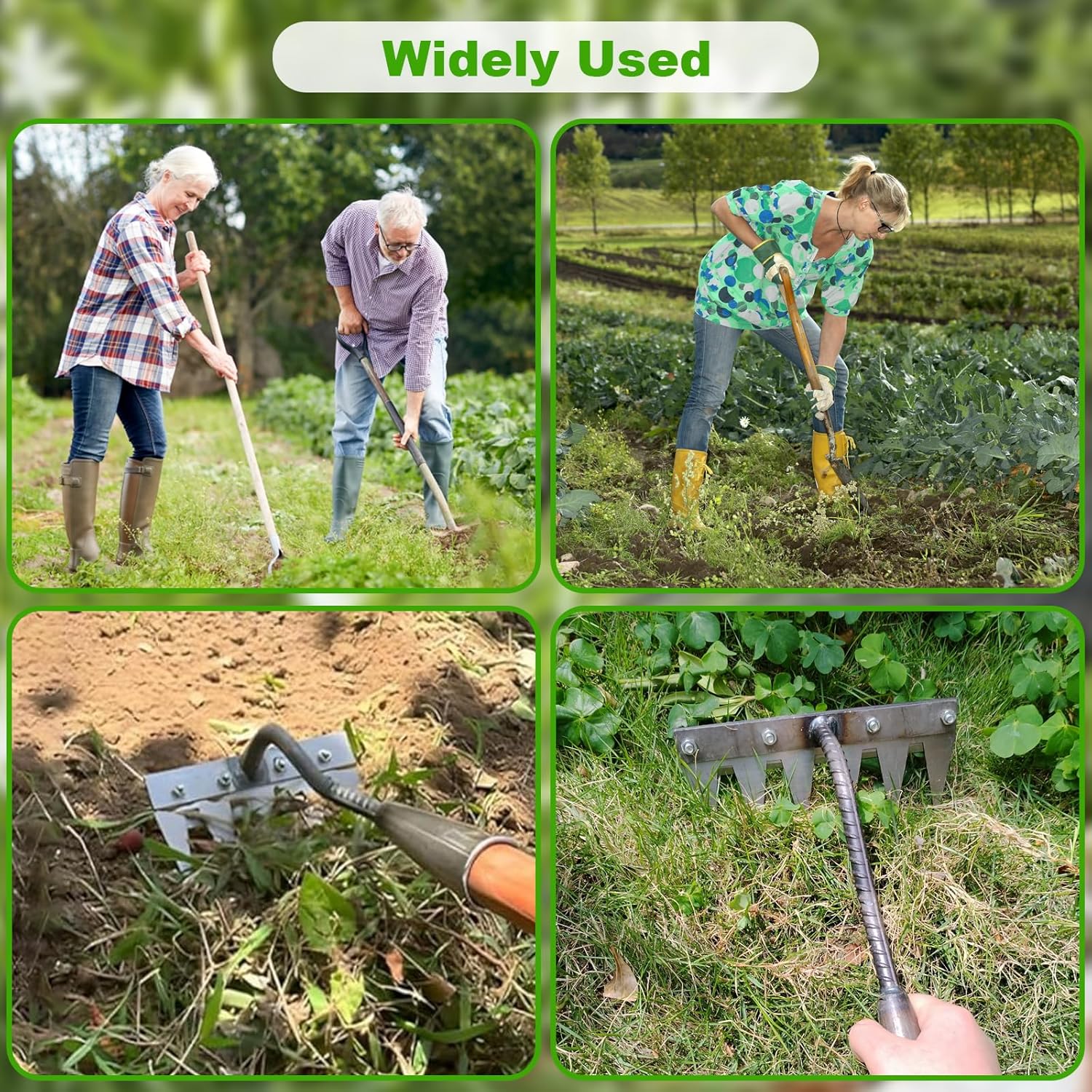 5/6/7/8 Teeth Iron Gardening H - Gardening Tools Hoe ulasan dan harga