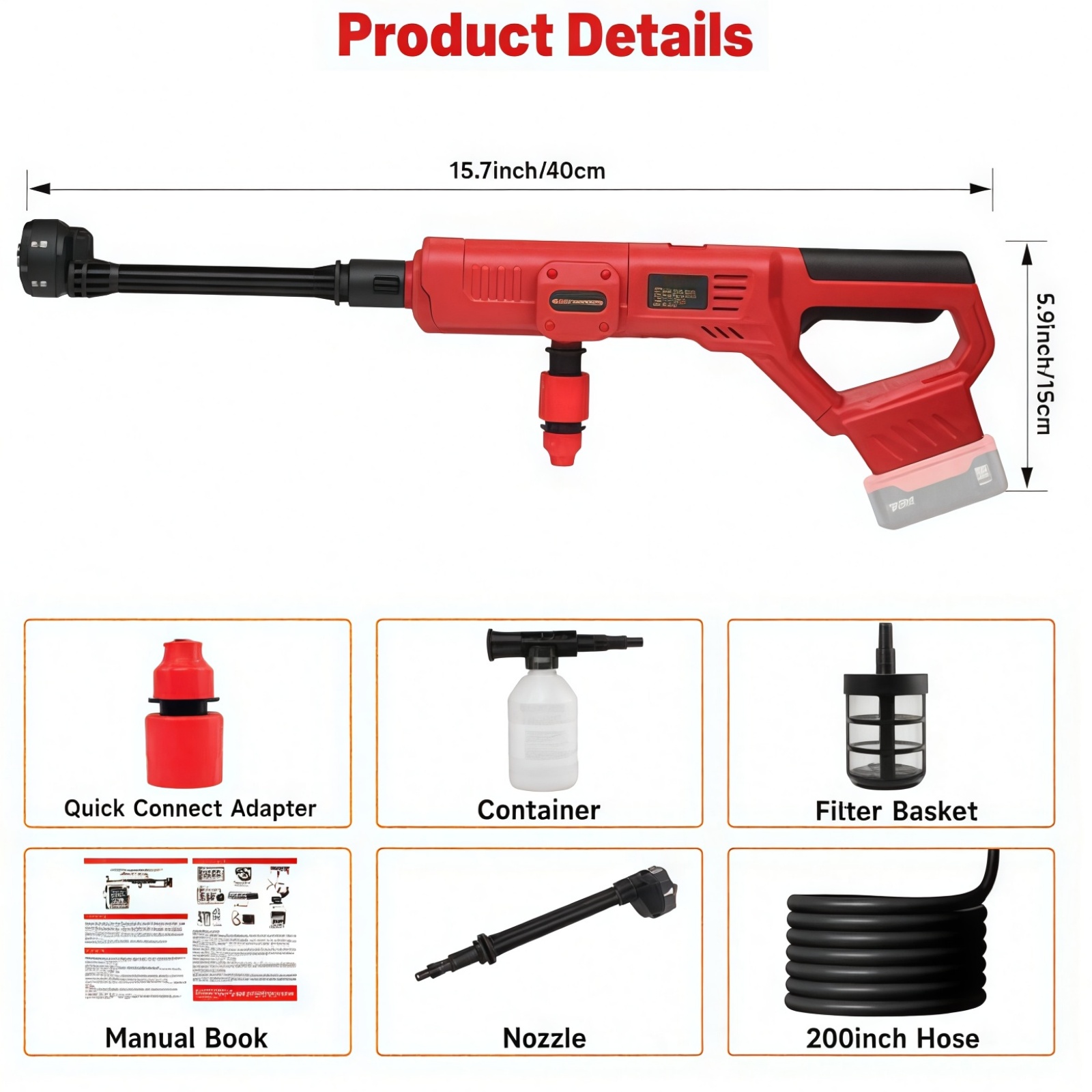 Cordless Pressure Washer for M - Gardening Tools Battery Powered ulasan dan harga