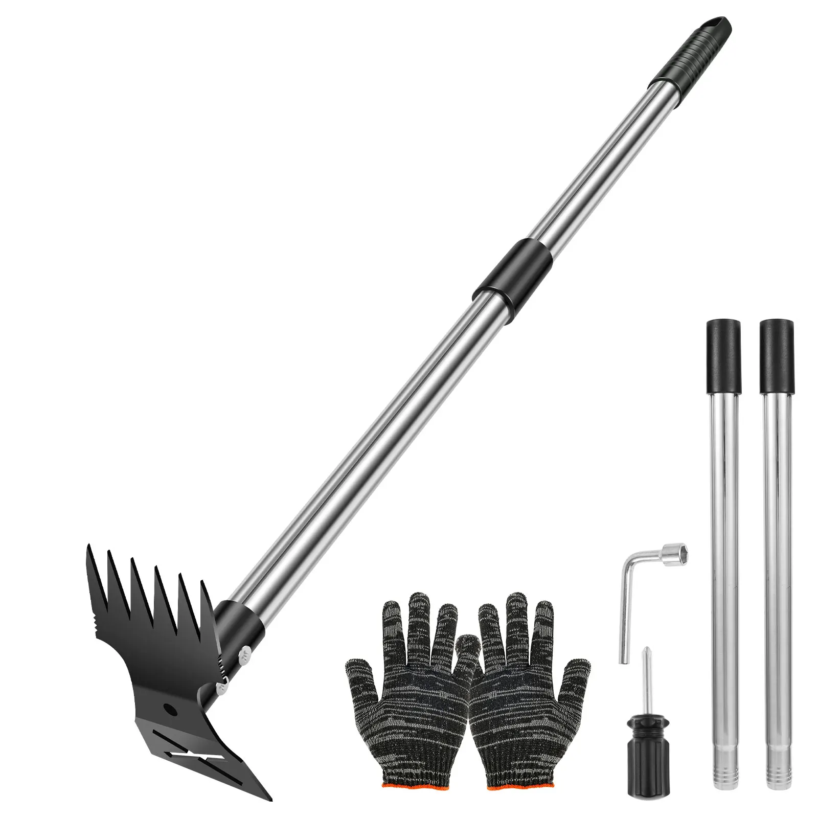 Garden Thatch Rake Stainless S - Weed Puller ulasan dan harga