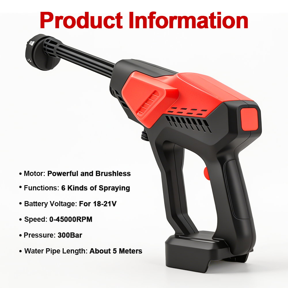 300Bar Brushless High Pressure - Gardening Tools Battery Powered ulasan dan harga