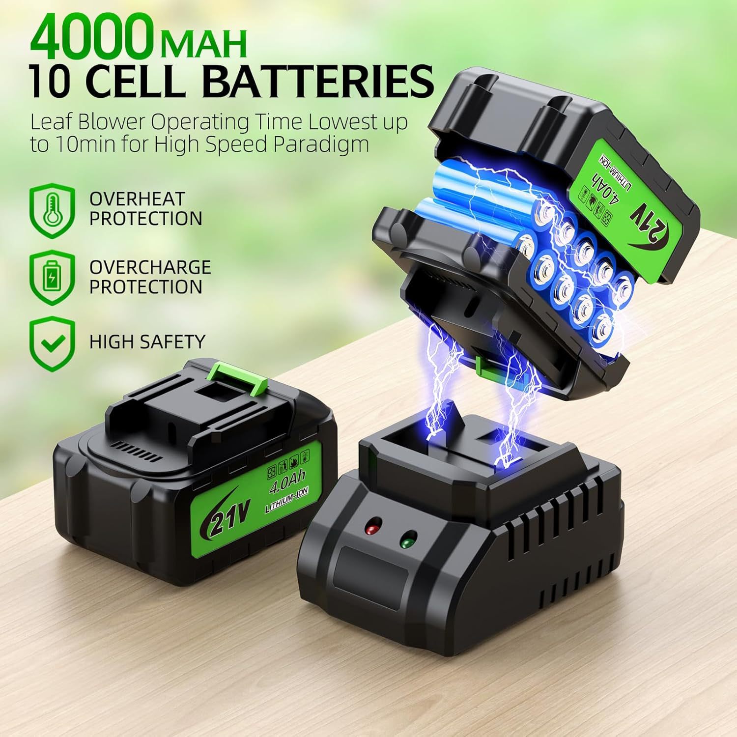 Cordless Electric Leaf Blower  - Gardening Tools Battery Powered ulasan dan harga