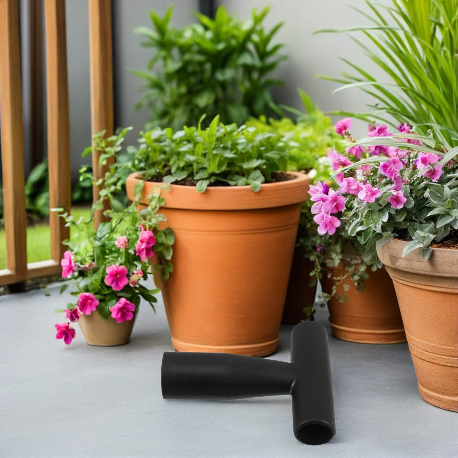 3Pcs T-Shaped Garden Tool Hand - Spade Digging Fork ulasan dan harga