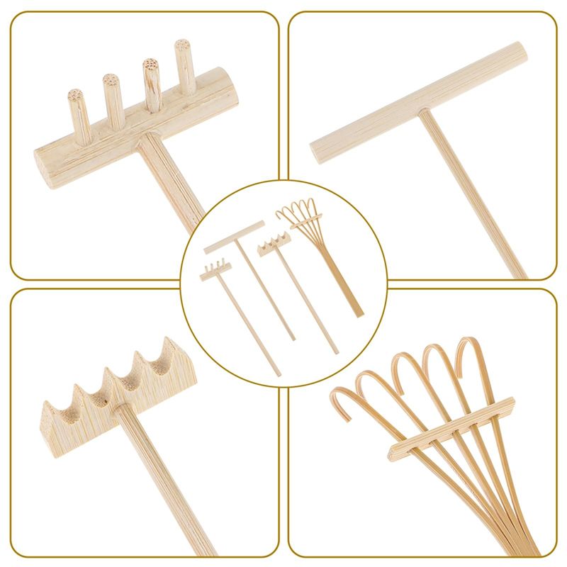 AEE4-Zen Garden Rake Tool Set  - Zen Gardening Tools ulasan dan harga