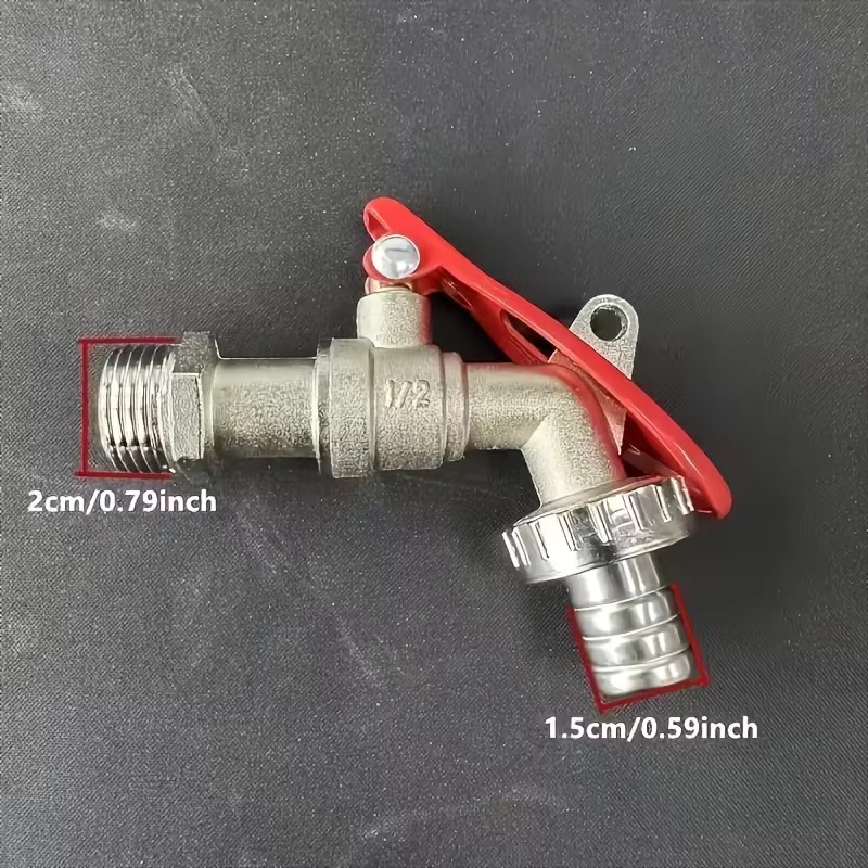 1Pc 1/2 Inch Zinc Alloy Faucet - Gardening Tools For Home ulasan dan harga