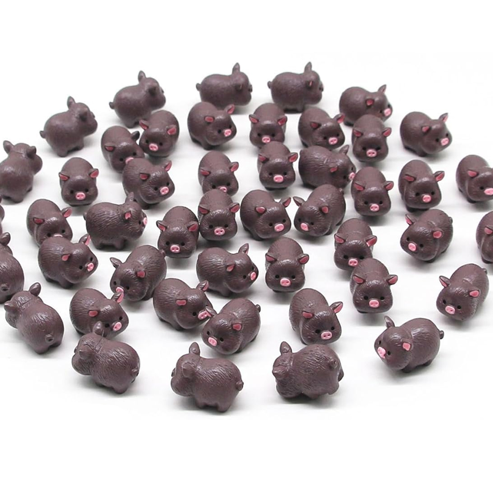 5/10pcs Cute Mini Resin Pigs M - Gardening Tools Cute ulasan dan harga