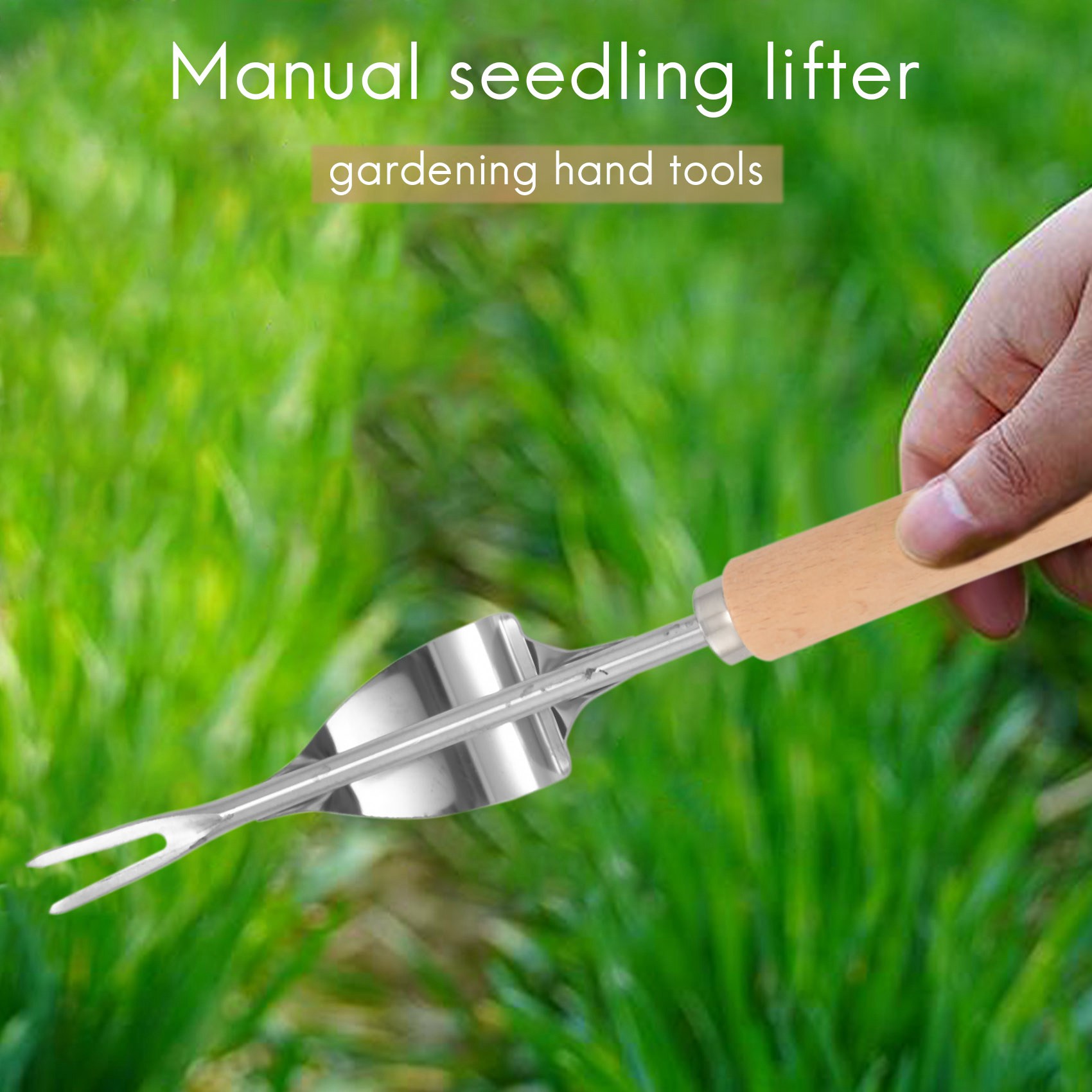 ABGE-Wood Handle Stainless Ste - Weed Puller ulasan dan harga