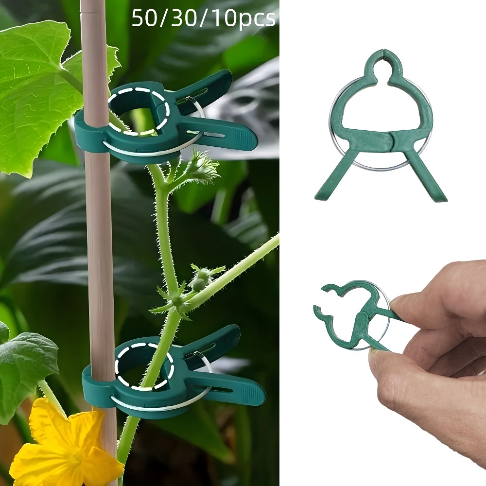 10/30/50pcs Adjustable Plant C - Gardening Tools For Vines ulasan dan harga