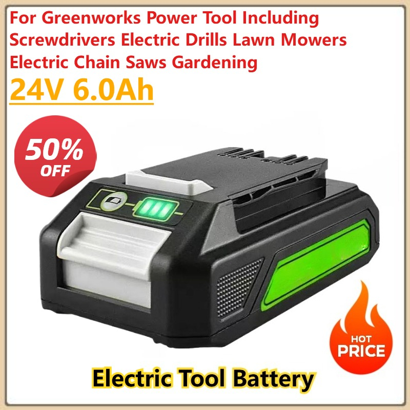 For Greenworks 24V 6.0Ah Power - Gardening Tools Battery Powered ulasan dan harga