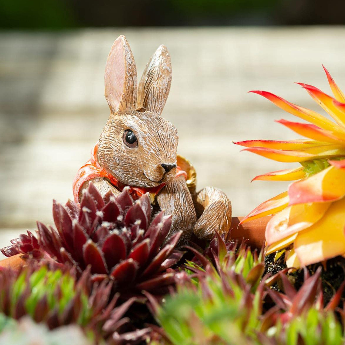 Cute Resin Rabbit Flower Pot H - Gardening Tools Cute ulasan dan harga