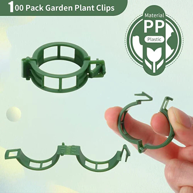 100 PCS/ Plant Support Clip Pl - Gardening Tools Hoe ulasan dan harga