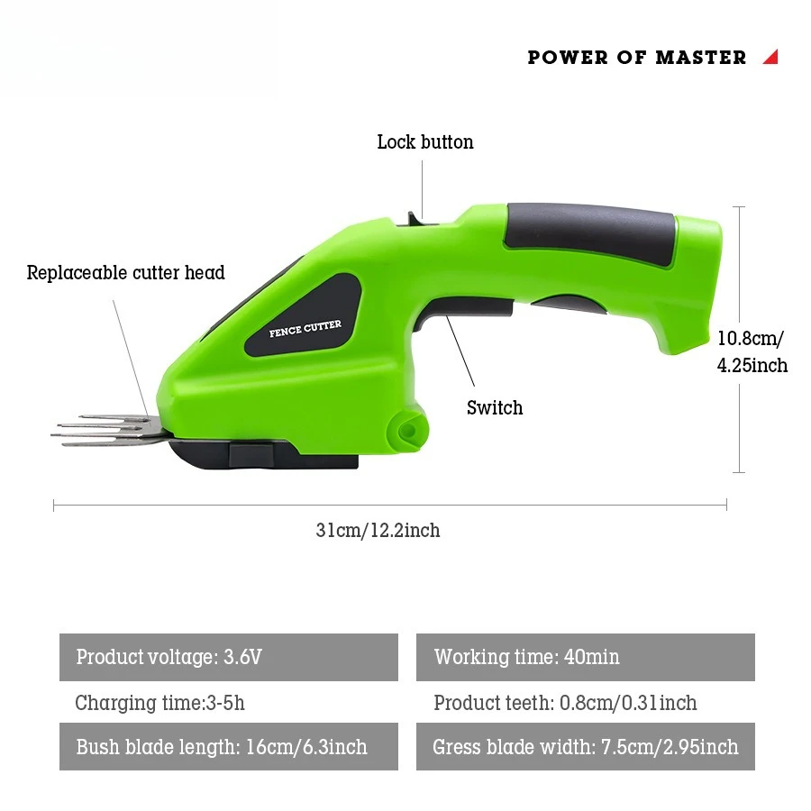 Premium Lithium Battery High P - Gardening Tools Battery Powered ulasan dan harga