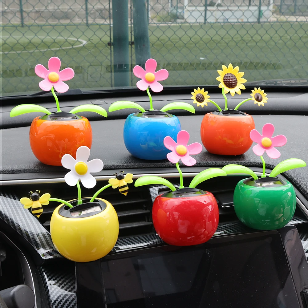Car Ornament Solar Powered Dan - Gardening Tools Cute ulasan dan harga