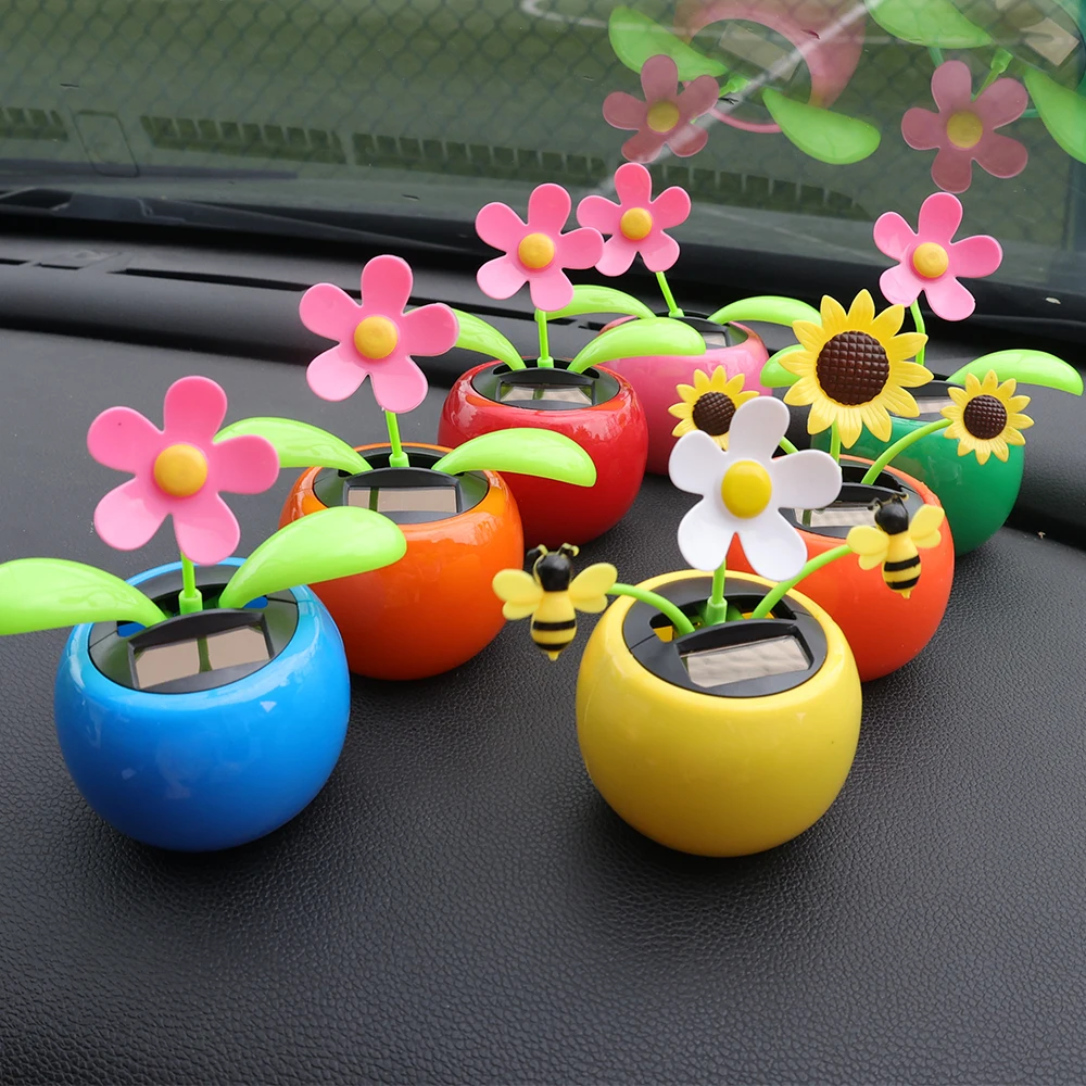 Car Ornament Solar Powered Dan - Gardening Tools Cute ulasan dan harga