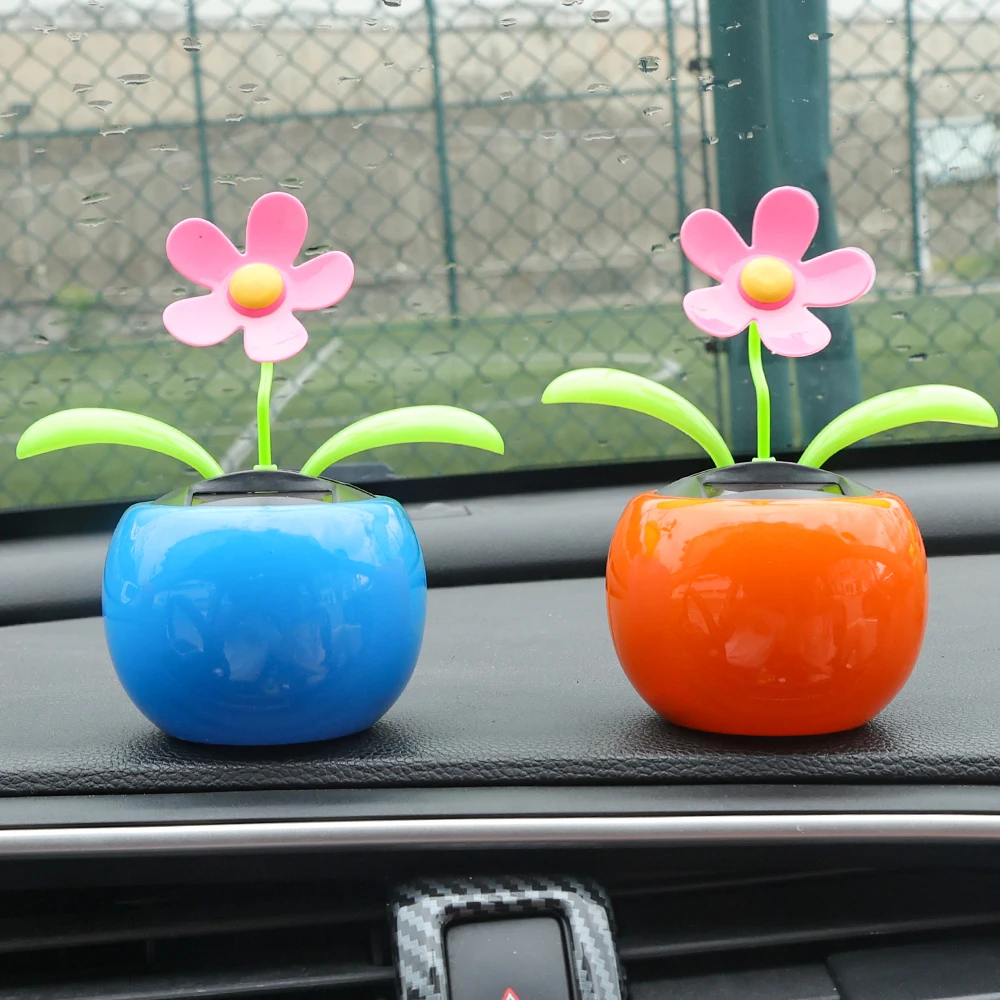 Car Ornament Solar Powered Dan - Gardening Tools Cute ulasan dan harga