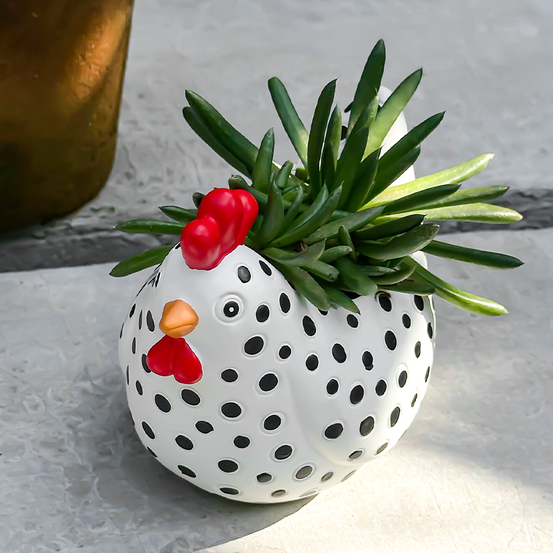Funny Spotted Chicken Flower P - Gardening Tools Cute ulasan dan harga
