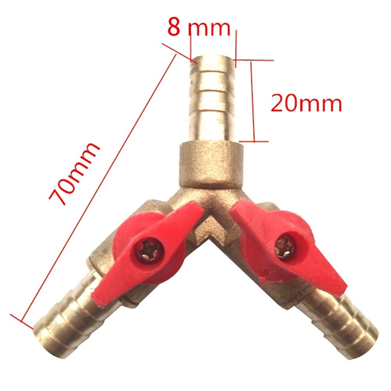 4Pcs 3 Way Shut Off Ball Valve - Gardening Tools ulasan dan harga