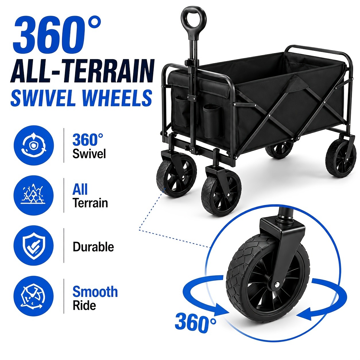 Heavy Duty Foldable All Terrai - Gardening Tools Store ulasan dan harga