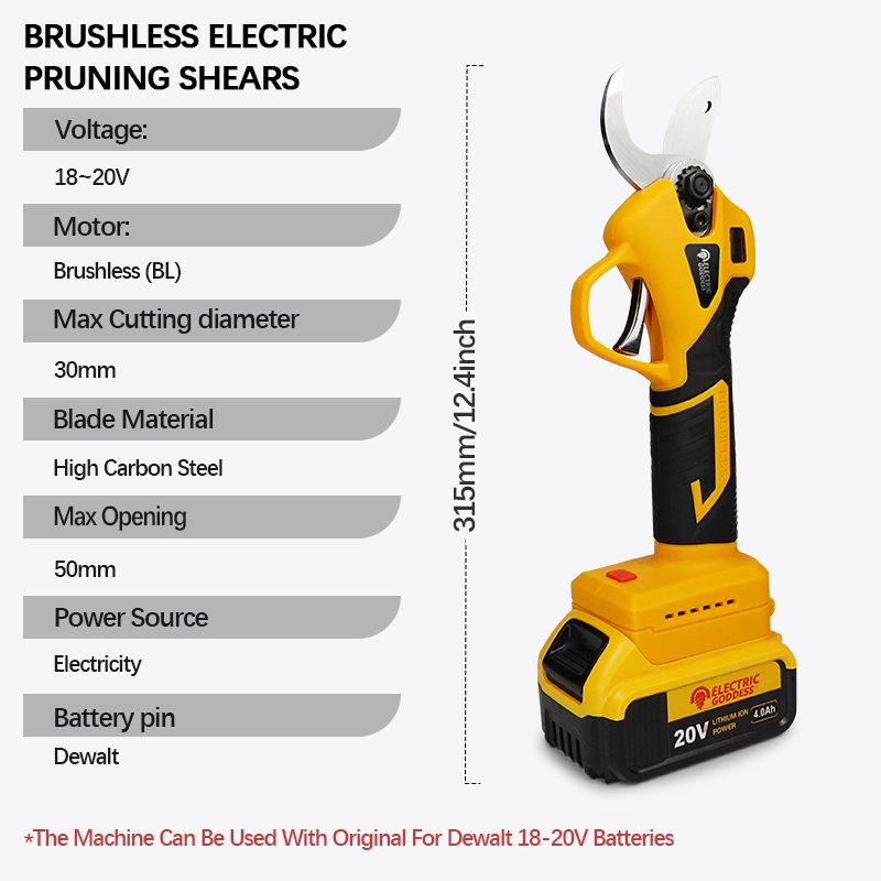 Electric Scissors 50mm Max Ope - Gardening Tools Battery Powered ulasan dan harga