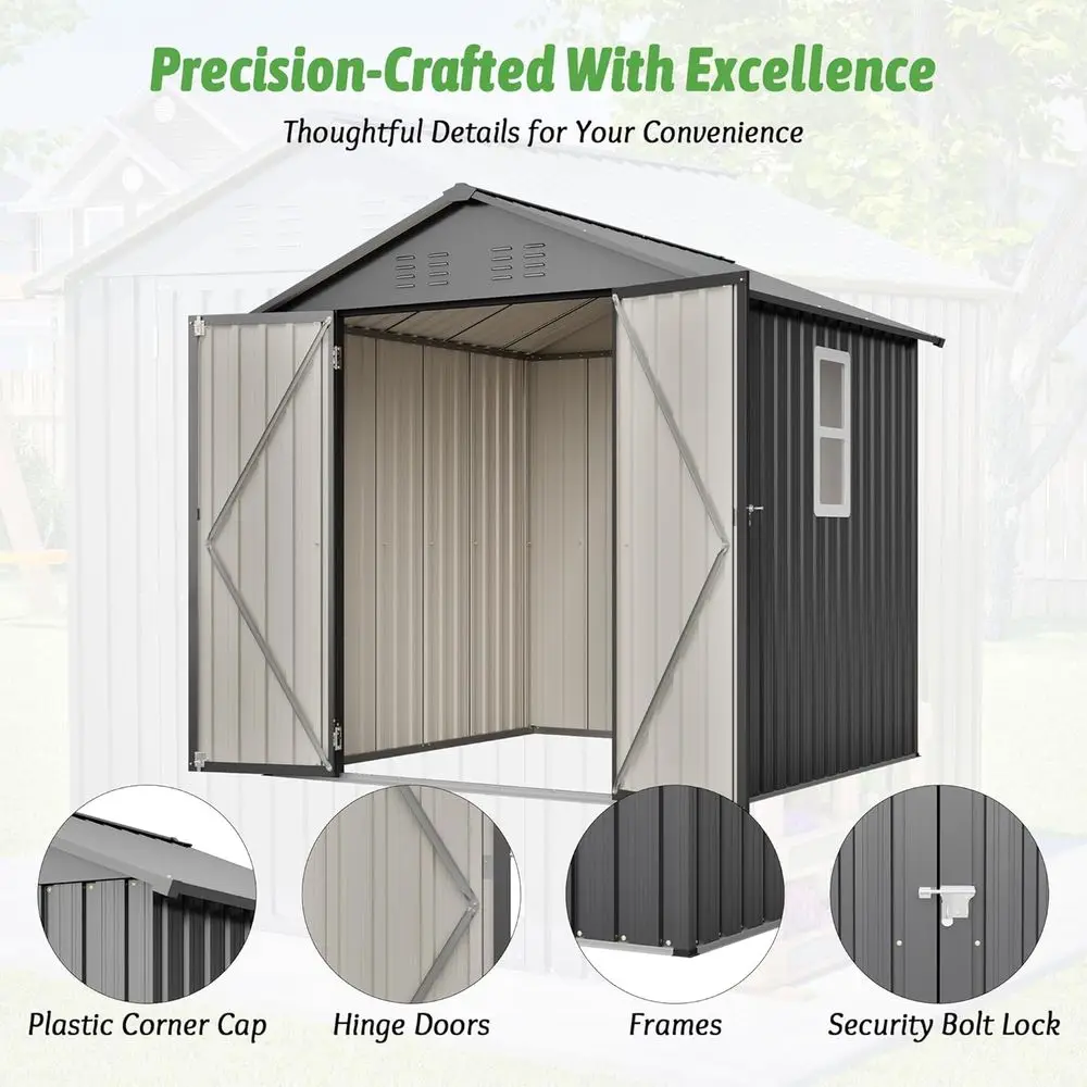 6x6 Galvanized Steel Outdoor S - Gardening Tools ulasan dan harga