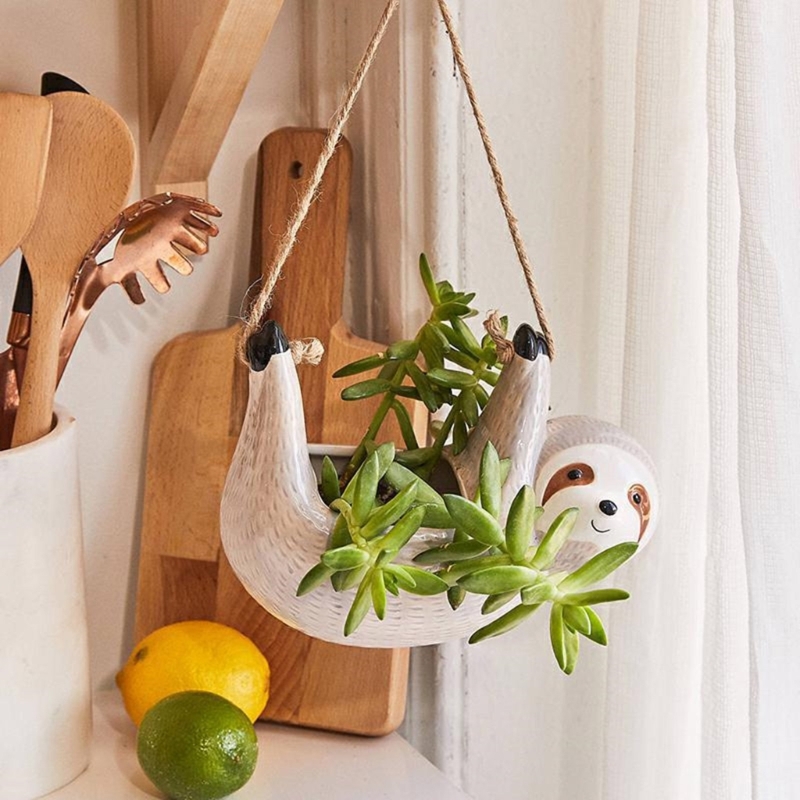 11cm Cute Sloths Figurine Shap - Gardening Tools Cute ulasan dan harga